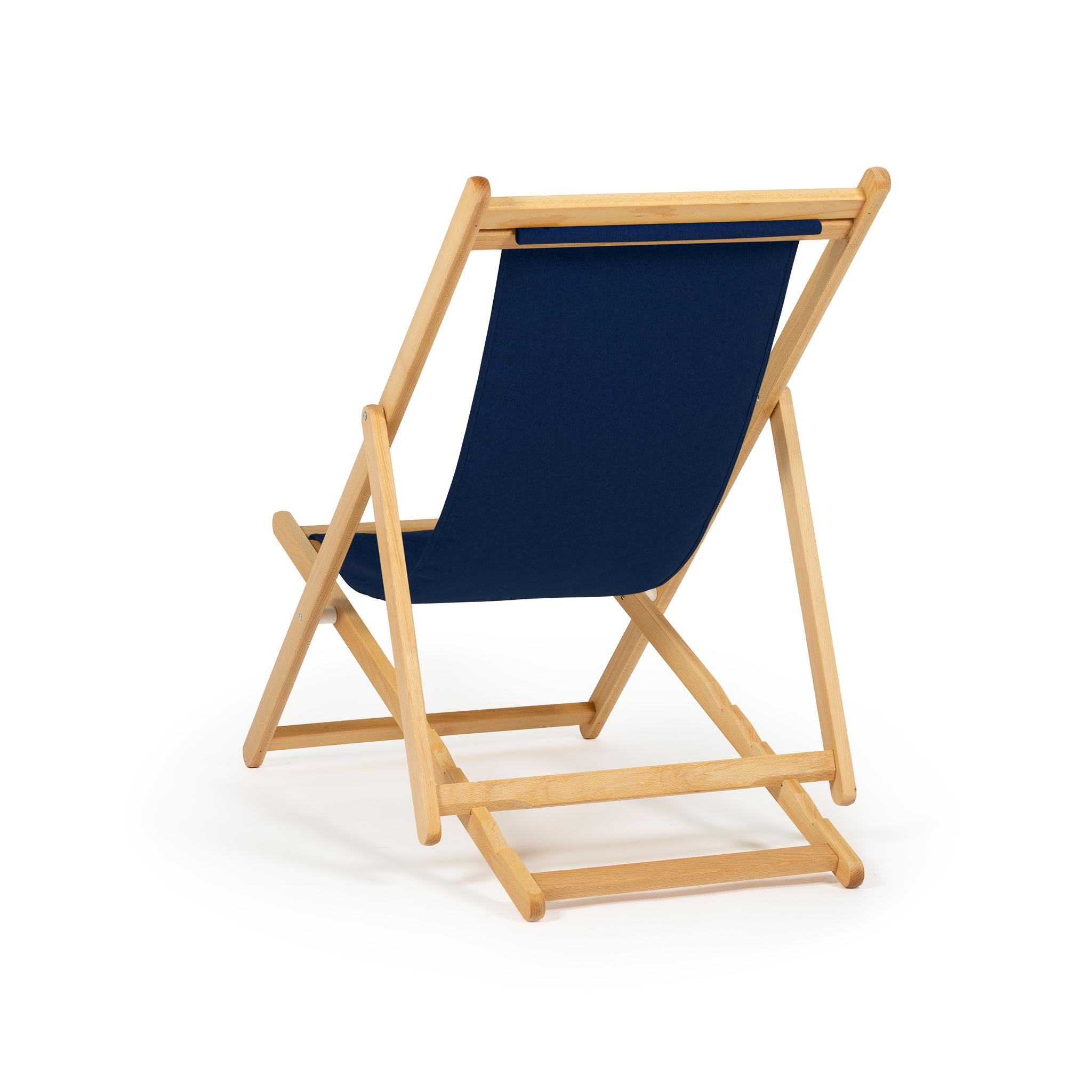 Sdraio Midnight Blue Natural vista posteriore - Telami
