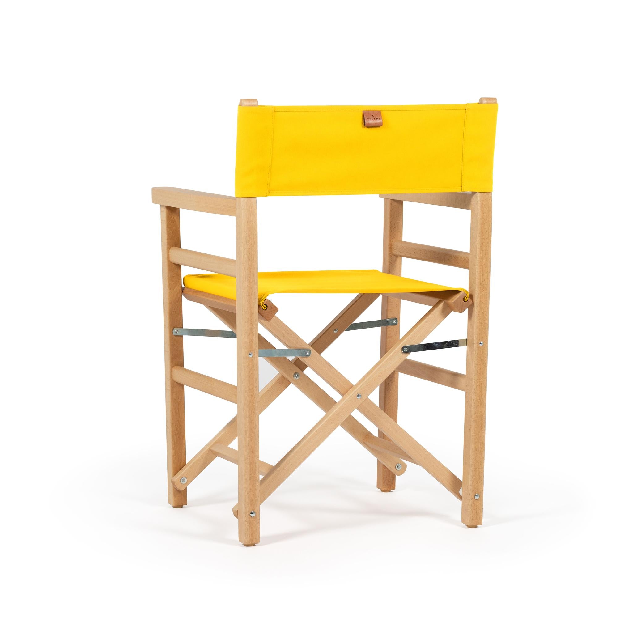 Sedia da Regista Beach Giallo