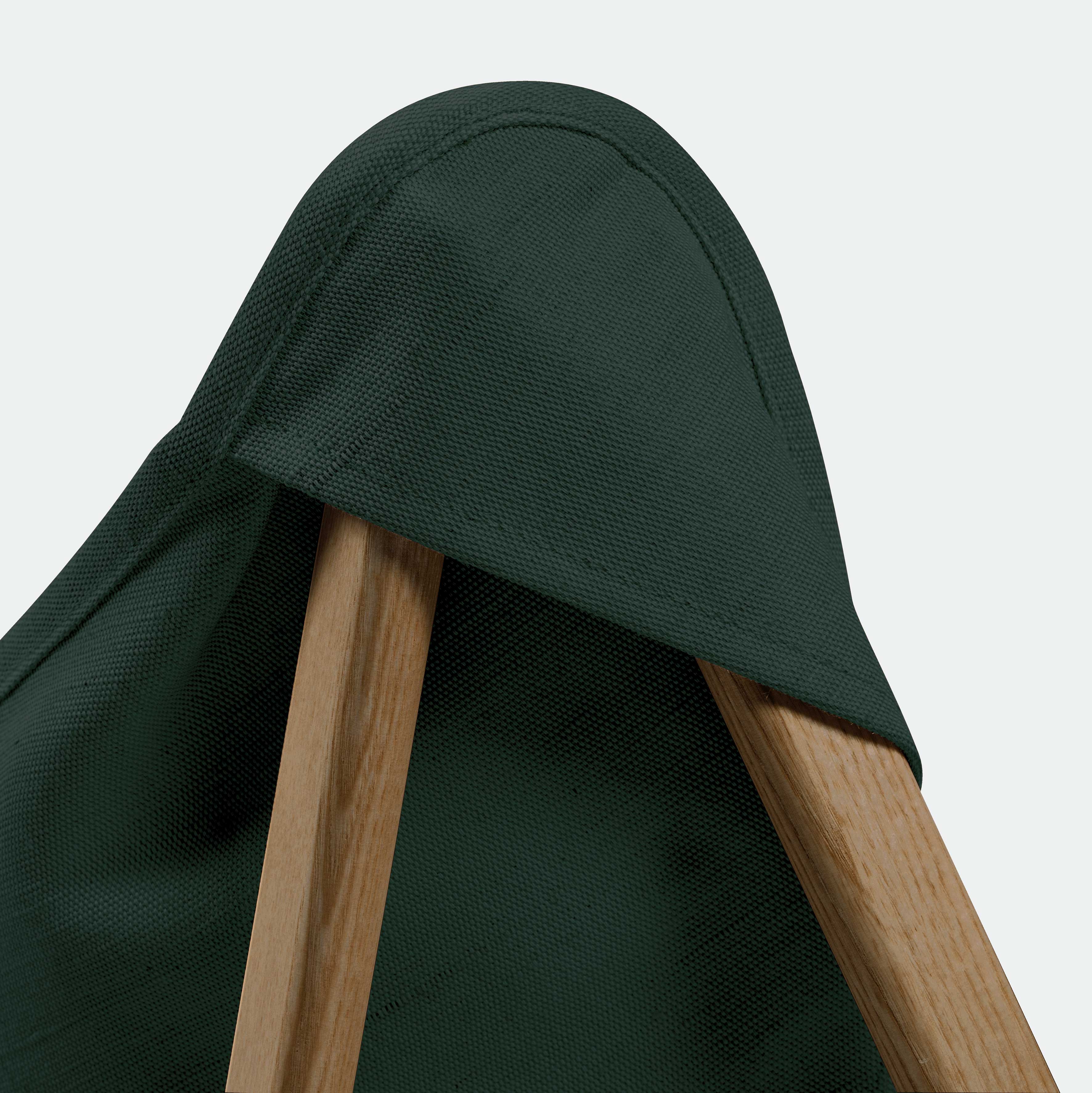 Tripolina Muschio - telaio Teak