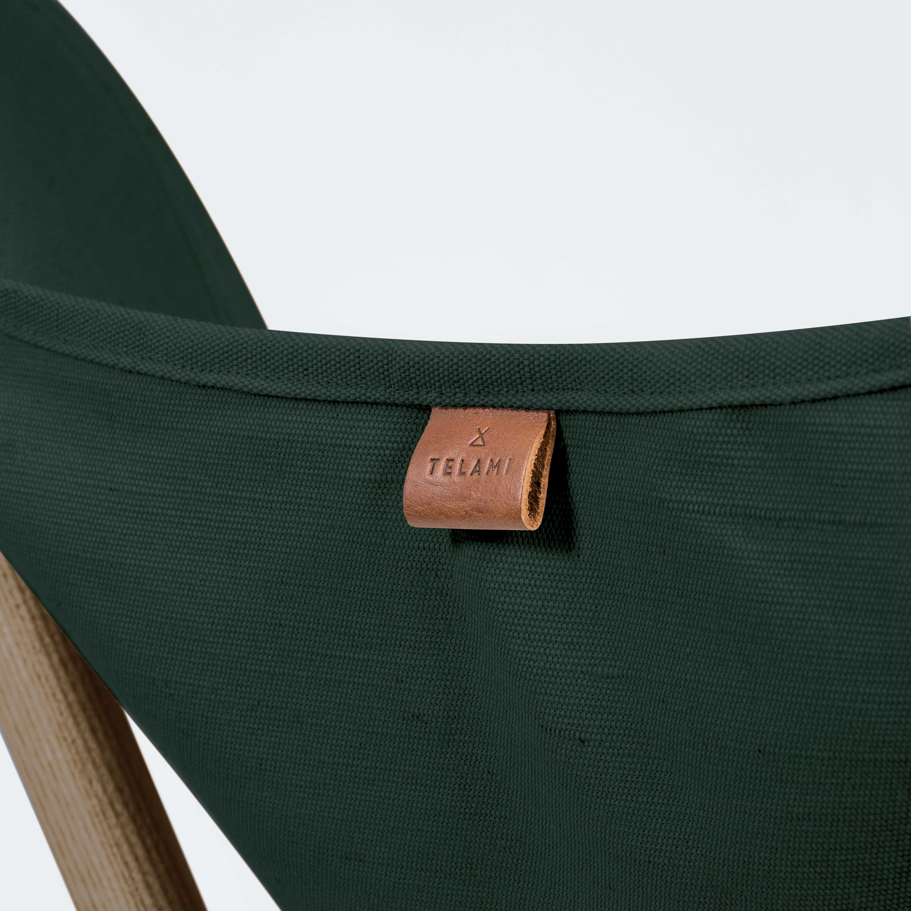 Tripolina Muschio - telaio Teak