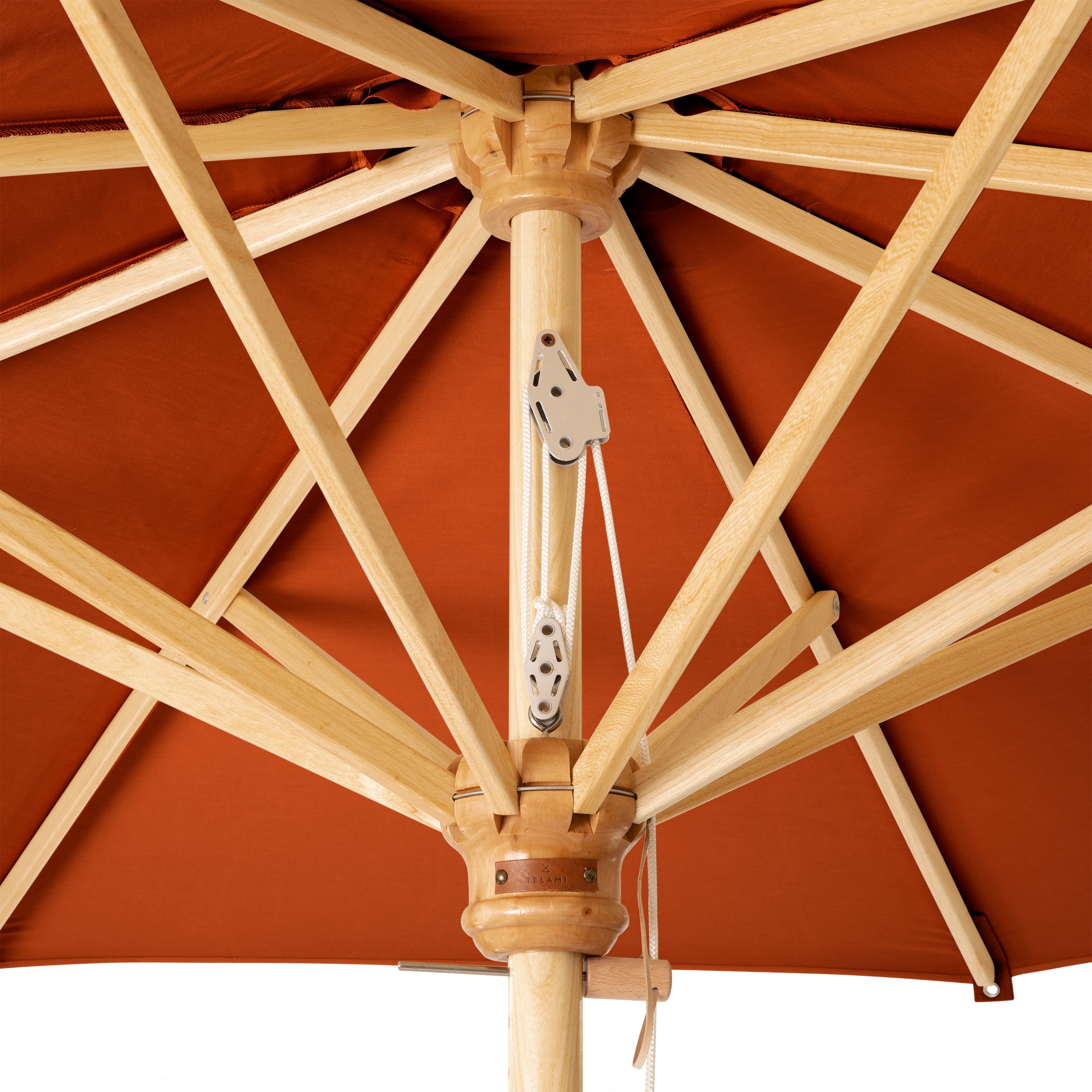 Ombrellone Tondo Rosso Terracotta