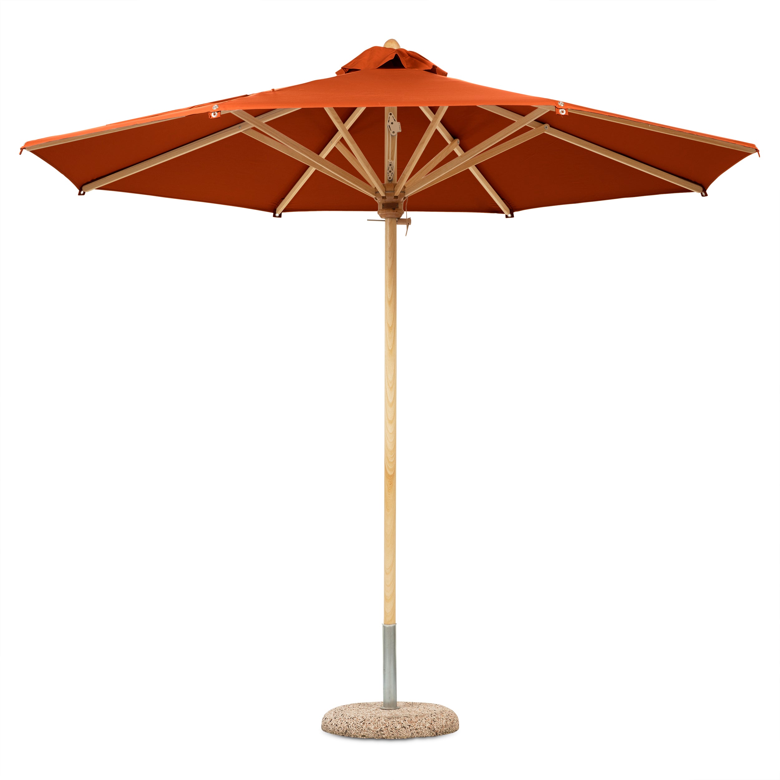 Ombrellone Tondo Rosso Terracotta