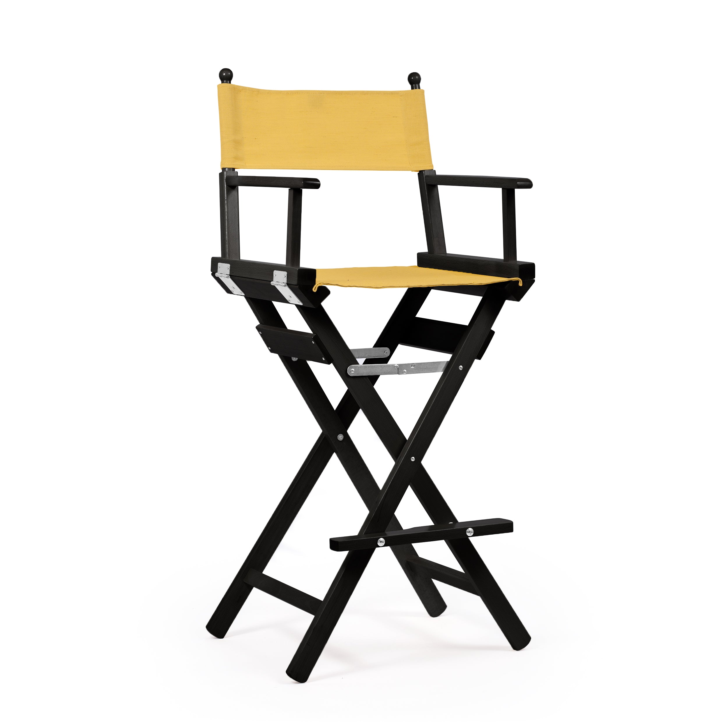Director's Chair Make-up Mustard Yellow Telami waterproof Design Made in Italy outdoor furniture patio chairs black-dyed frame