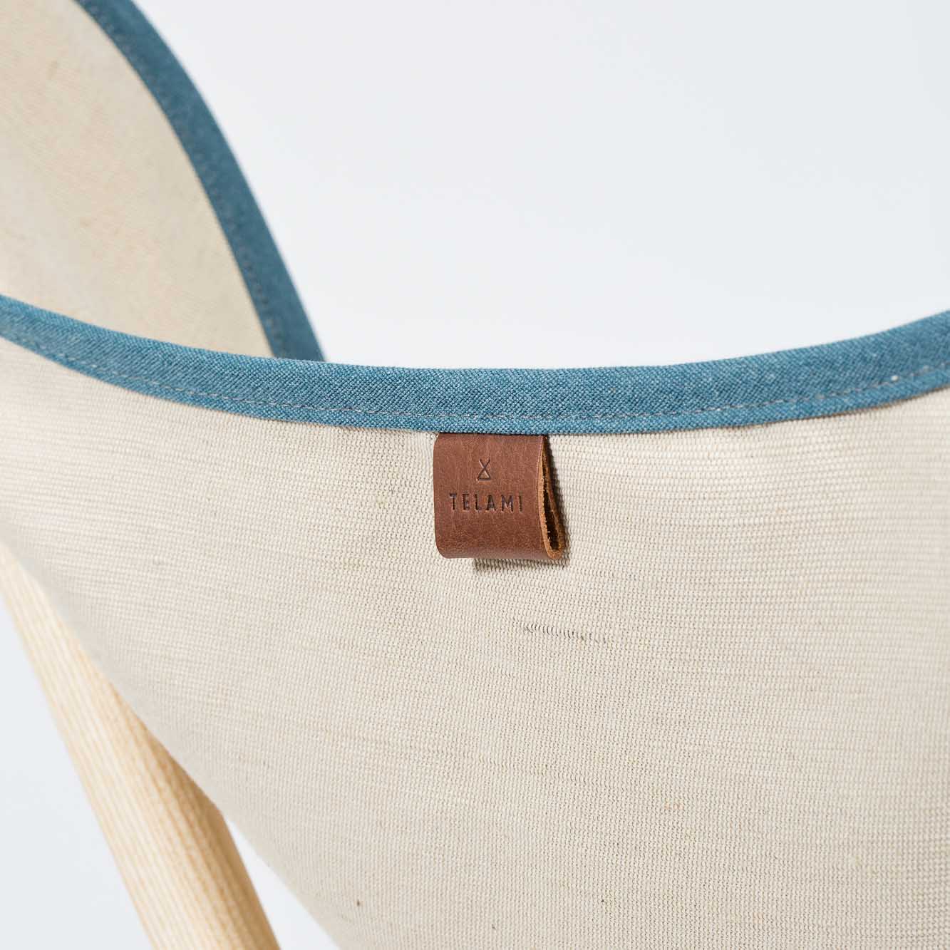 Tripolina Telami Bicolored Canvas Ecru is the Original Tripolina chair canvas, for fashion Design Made in Italy ricambio tripolina sedia da regista sedia regista