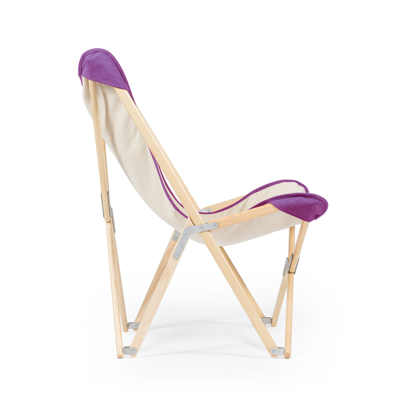 La sedia Tripolina Telami con nuove tele di ricambio dal design unico e made in italy, tela ultra violet
